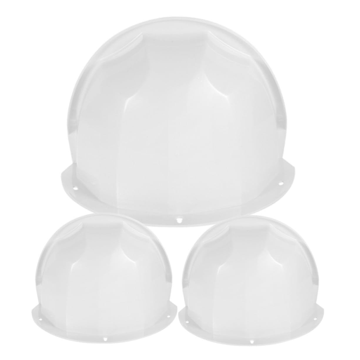 Tofficu Cubierta de Cámara de Seguridad para Exteriores, Funda Protectora Abs Blanco, Resistente Intemperie, 3 Piezas para Interior y Exterior
