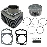 ACTIVLIFE for Honda ATC 200 XL200 Top End Kit Cylinder Piston Ring Kit 63.5mm 200cc, for Honda ATC 200x Full Rebuild kit, for Honda 200x ATC Piston, 1985 for Honda 200x Rebuild kit, for Honda xl200