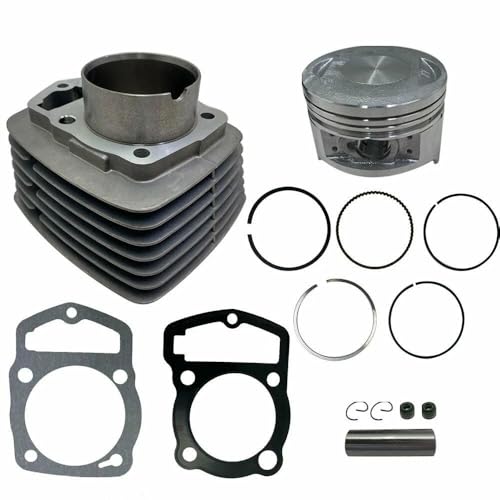 ACTIVLIFE for Honda ATC 200 XL200 Top End Kit Cylinder Piston Ring Kit 63.5mm 200cc, for Honda ATC 200x Full Rebuild kit, for Honda 200x ATC Piston, 1985 for Honda 200x Rebuild kit, for Honda xl200