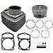 ACTIVLIFE for Honda ATC 200 XL200 Top End Kit Cylinder Piston Ring Kit 63.5mm 200cc, for Honda ATC 200x Full Rebuild kit, for Honda 200x ATC Piston, 1985 for Honda 200x Rebuild kit, for Honda xl200