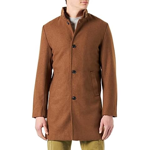 JACK&JONES Men's JPRBLA BANES Wool Mantel, Dark Coat Khaki, XL Cover
