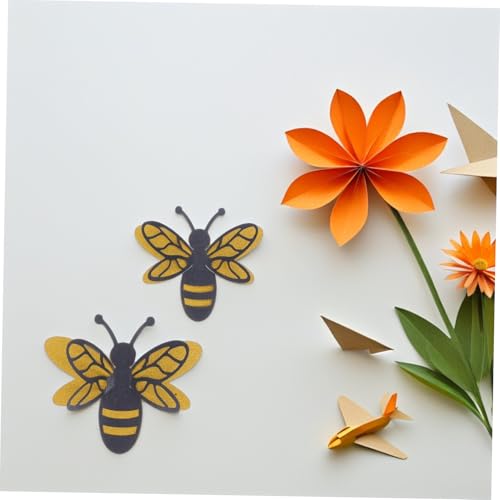 Stickers decorativos 3D de abejas Kichvoe set 12 miniatura 7