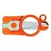 Fiskars Klappbare Schere, Länge: 11 cm, Für Rechts- und Linkshänder, Rostfreie Stahl-Klinge/Kunststoff-Griffe, Orange, Classic, 1005134