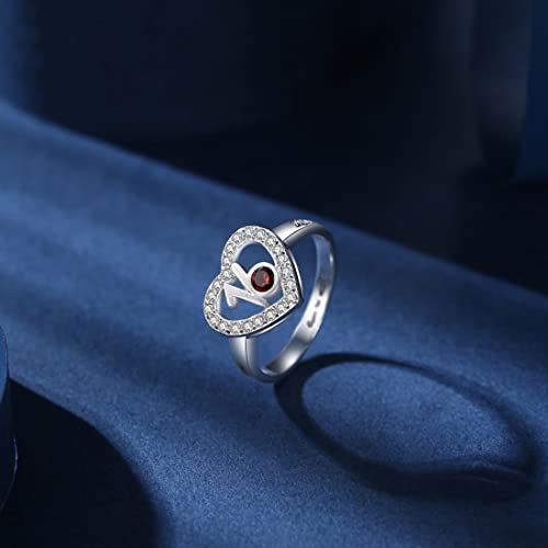 Sweet 16 Gifts for Girls Birthday Decorations Sixteen 16th Ring Jewelry Gift Ideas Daughter Rings Birthstone Teen Teens Personalized Women Engraved Custom Name Sterling Silver4