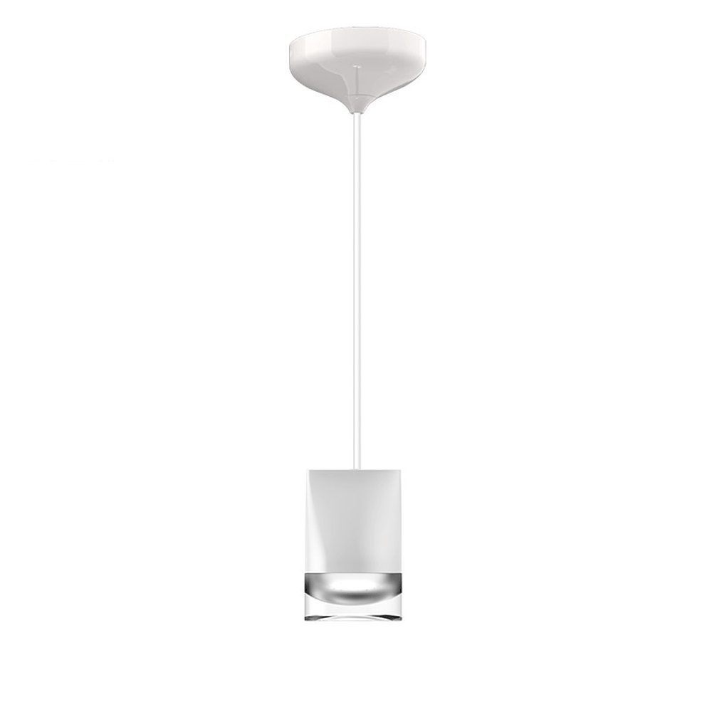 Suspension LED cristal design moderne petit plafonnier blanc lampe bar
