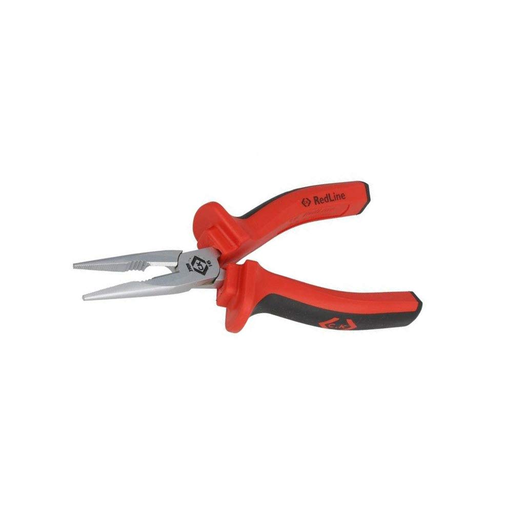 Pince universelle C.K T3909 5 en acier forgé à bec demi-rond
