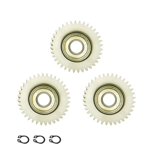 3 Piezas Juego de Engranajes Planetarios de 36 Dientes, Embrague de Engranaje Motor, Motor de Cubo de Rueda de E-Bike, Compatible para Motores, Engranajes de Duraderos y de Fácil Instalación