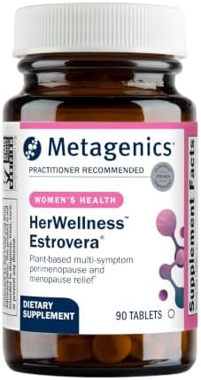 Metagenics Estrovera® – Plant-Derived Menopausal Hot Flash Relief*, 90 Servings