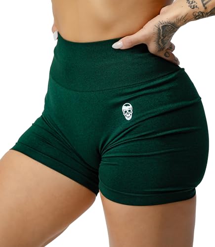 Image of Gymreapers Infinity Seamless Workout Shorts High Waist Biker Shorts for Women Athletic Gym Running Pilates Yoga Sport Short