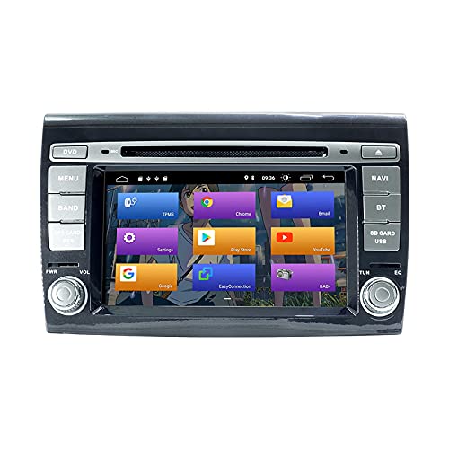 N A BOOYES per Fiat Bravo 2007-2012 Android 11 7  Lettore Dvd per Auto Multimedia Sistema GPS Supporto Auto Riproduzione Auto TPMS OBD 4G WiFi Dab Supporto Video 4K