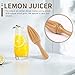 Imagen de Quystetes 1 Pieza Exprimidor De Limón De Madera Mini Licuadora Escariador Extractor De Jugo Cítricos Naranja Fruta Herramienta De Cocina Multifuncional