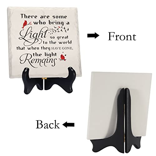 Sympathy Gifts, Memorial Desk Sign For Loss Of A Loved One, Bereavement Condolence Remembrance Gift, Funeral Decor Sign, In Loving Memory Of Loss Of Mother Father, Sorry For Your Loss (The Light Remains) #TOP6