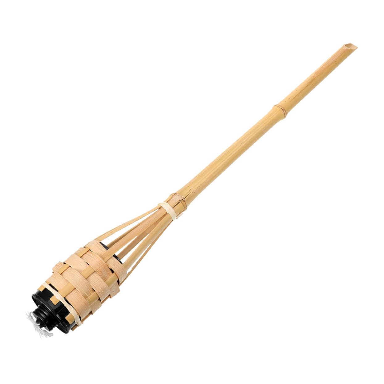 CANIGHT Sturdy Bamboo Torch Outdoor Oil Lamp for Garden Wedding Festive Decorations