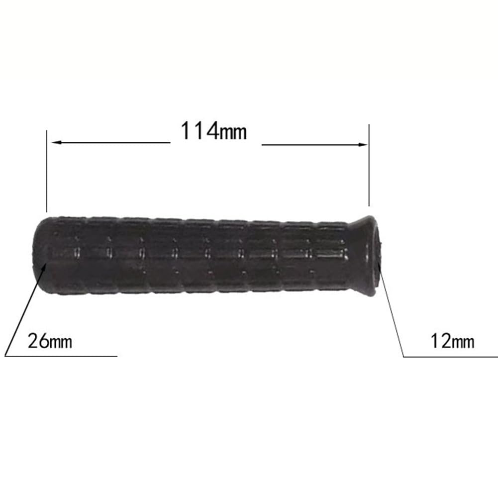 Lot De 2 Poignées Universelles Antidérapantes Pour Brouette - Caoutchouc Souple, Diamètre Intérieur 30 Mm