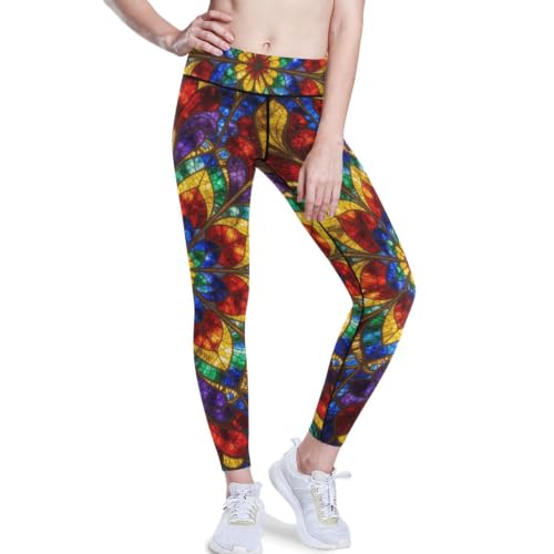 Leggings de compresión atléticos para mujer mallas de cintura alta que moldean la silueta