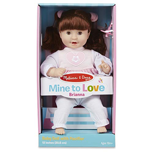 image for Melissa & Doug Mine to Love Brianna 12-Inch Soft Body Baby Doll With H