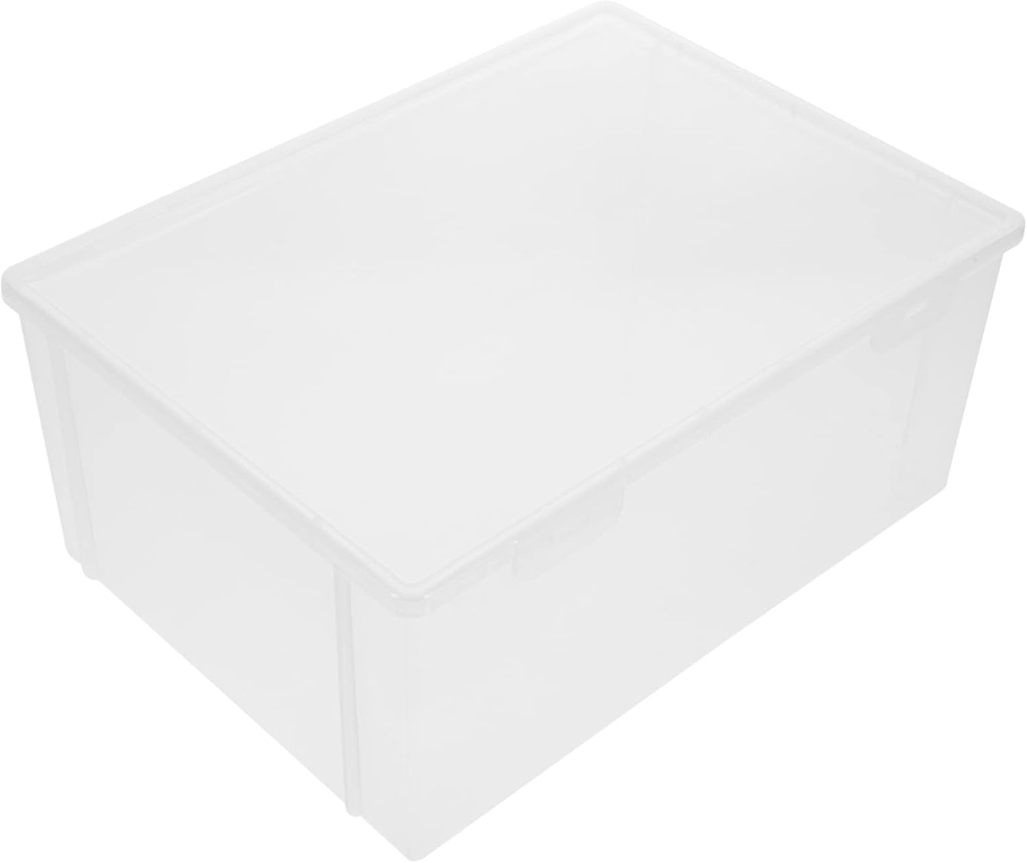 ABOOFAN Transparent Stackable Shoe Storage Box Plastic Sneaker Organizer for Home Closet Bedroom Spacious Dustproof Design for High Heels Sneakers Boots