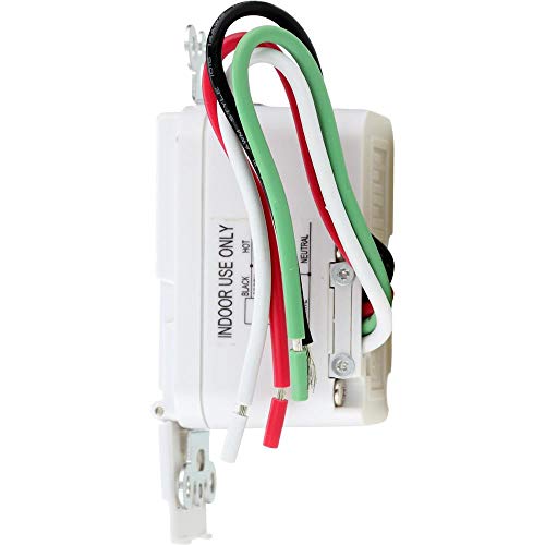 Amertac Tmdw10 Westek Hardwire Indoor Digital Wall Switch Timer, White #TOP1