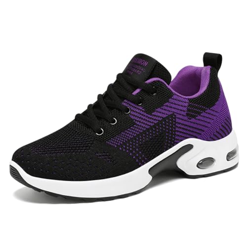 Image of Padgene Womens Sneakers Air Cushion Running Shoes Lightweight Tennis Walking Shoes Mesh Breathable Gym Work Fashion Sneakers Athletic Comfortable Casual