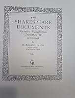 Shakespeare Documents: Facsimiles, Transliterations, Translations and Commentary 0837146224 Book Cover