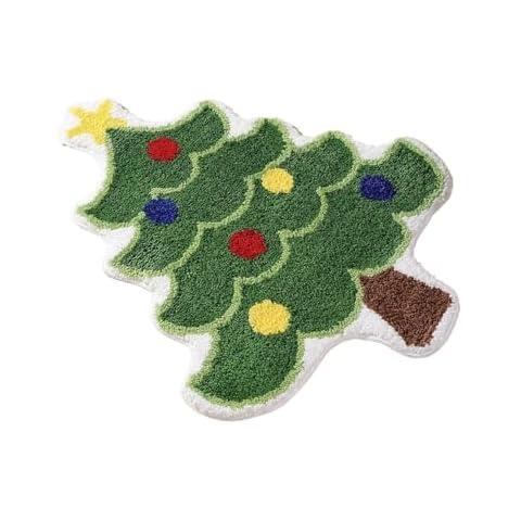 Christmas Tree Bath Mat for Festive Decor Cover