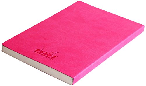 Image of DOODLE The Joy Of Writing Smiley Social Diary Notebook, PU Leather, Soft Cover,Ruled, 200 Pages, (8.5 inchX 5.5 inch) Inches Pink