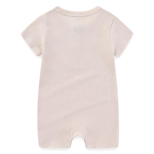 Baby Bodysuits Solid Romper One-Piece Newborn Clothes 2 Pack Baby Shower Gifts3