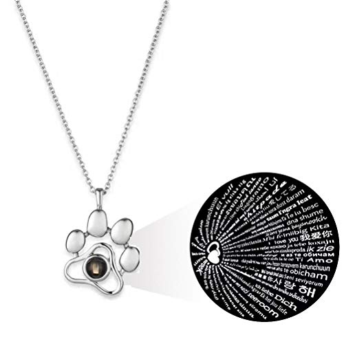 Kylew Collana di Zampa di Animale Domestico