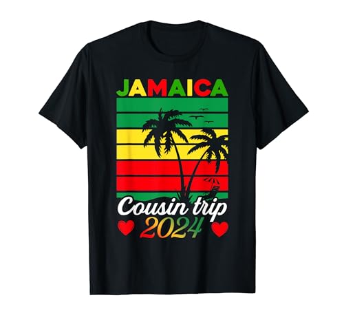Jamaica Cousin Crew Trip 2024 Vacances d'été assorties T-Shirt