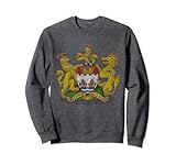 HONG KONG ABRIGO DE ARMAS VINTAGE DISTRESSED Sudadera
