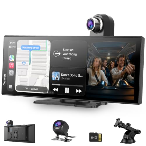 Carpuride-1126-Wireless-CarPlay-Screen-for-Car-with-4K-1080P-Dashcam Carpuride 11.26" Wireless CarPlay Screen for Car with 4K & 1080P Dashcam - Image 1