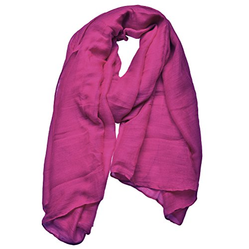 Bufandas de Algodón Pañuelos Mujer Bufanda de Moda Suave y Ligera para Mujer Chal Envolvente Sólido para Cuello Foulard