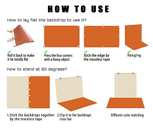 Zycktech 7Pcs 14Patterns Photography Background Paper With Stand, 34X23In Double-Sided Photo Tabletop Backdrops Props For Food Jewelry Cosmetics Makeup (Black White Blue) (Pbp03247Pcs) #TOP5