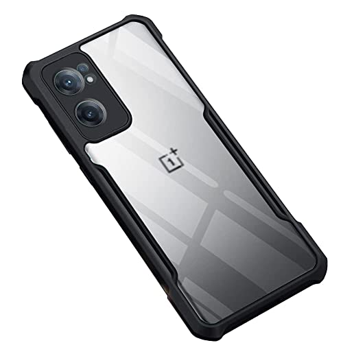 Image of SPAZY CASE OnePlus Nord CE 2 5G Back Cover | Transparent Crystal Clear Hard PC Back Case with TPU Bumper, Military-Grade Drop Protection Case Cover for Oneplus Nord CE 2