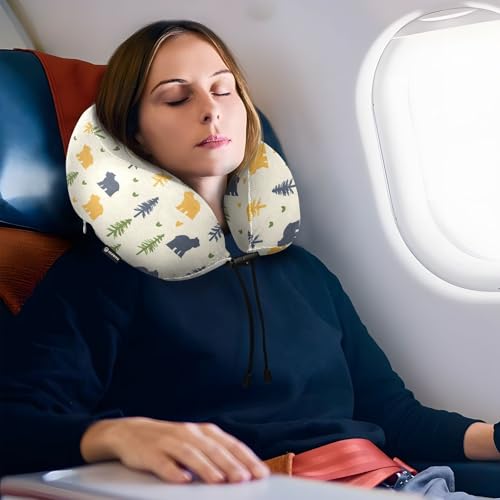 Almohada de viaje espuma viscoelástica tamaño único miniatura 6