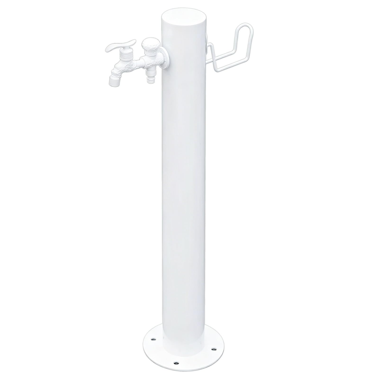 Garden Water Column, Outdoor Faucet 304 Stainless Steel Rustproof Anti Freeze, Dual Outlet Water Faucets, for Yard(86x10cm/34x4in)