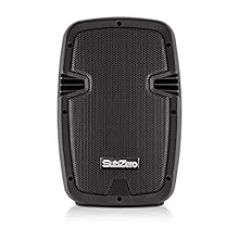 ALL-IN-ONE PA SPEAKER AND MEDIA PLAYER - The SubZero SZS-P8A active speaker features a useful and easy to use media player, allowing you to play music from a variety of devices. The included Bluetooth function allows for quick and easy connection fro...