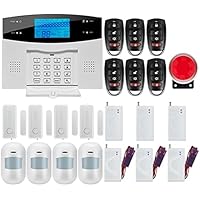 sistema de alarma wifi G2BW LCD Teclado Wifi gsm pstn Detector de movimiento del sistema de alarma de alambre inalámbrico de seguridad for ladrones de inicio Aplicación Control del detector de sensore