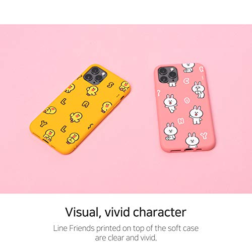 Line Friends Pattern Case Iphone 12 Pro Max - Cony Rose Pink #TOP4