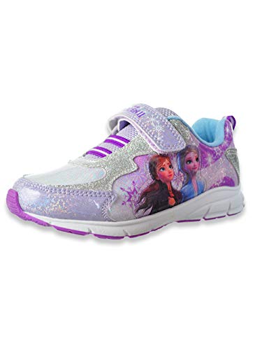 Girl's Frozen Lighted Sneaker (Toddler/Little Kid) Purple 8 Toddler M