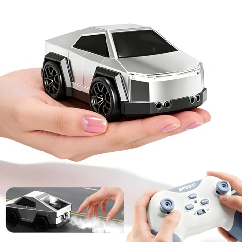 Image of Drift Car RC Remote Control Car for Kids with Gesture Sensor, Spray Mist, LED Lights & Music | 2.4GHz Hand-Control Stunt Racing Car | Rechargeable Toy Gift for Boys & Girls