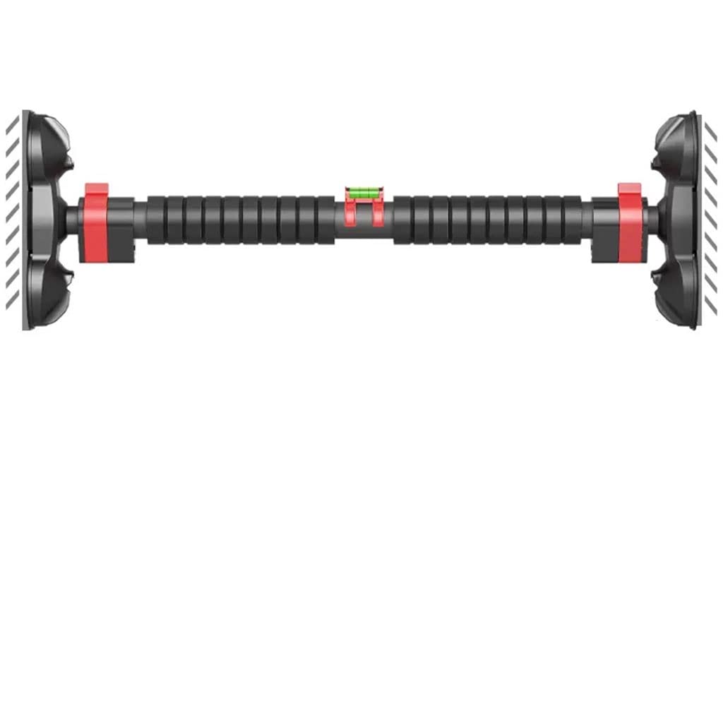 Barra de dominadas Barra de dominadas Ajustable de 70-160 cm, Barra Horizontal de Fitness montada en la Pared para Pasillo de Puerta portátil, Estable y Segura, sin Tornillos/fácil de Instalar