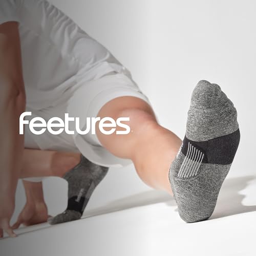 Image of Feetures Elite Light Cushion No Show Tab Sock Wave