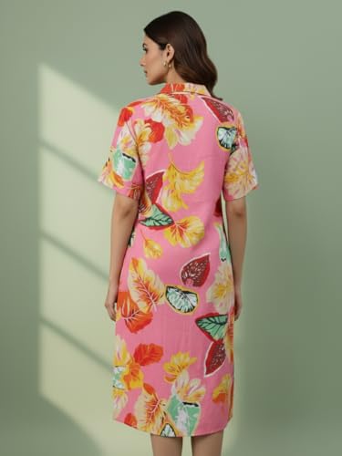 Image of GRECIILOOKS Printed Maxi Dress for Women | Trendy Long One Piece Summer Outfit | Lightweight Flared Dress for Casual & Holiday