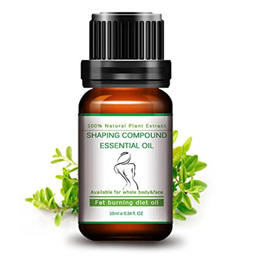 Fat Burning, Lotus.flower Fungalfat burning weight loss solution Leg Body Waist Fat Burning Slimming Essential Oil (A)