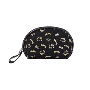AmBealla Schwarze Hello Kitty Make-up Tasche