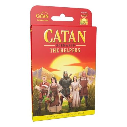 CATAN The Helpers Scenario Expansion | Strategy Board Game | Adventure Game | Family Game | Ages 12+ | 3-6 Players | Average Playtime 45-90 Minutes | Made by CATAN Studio, Multicolor (CN3128)