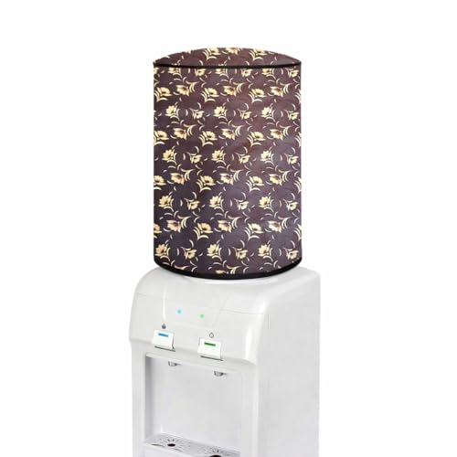 Image of Multicolor 20 Litre Water Dispenser Bottle Cover | Waterproof & Dustproof PVC Fabric | Reusable Protective Cover for 20L Water Can (floral-23)