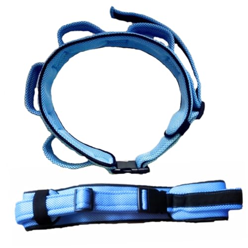 TOBBOMEY Elderly Secure Transfer Walking Belt Medical Giant Belt 4 Comfortable Handles Nursing Aid for Bedridden