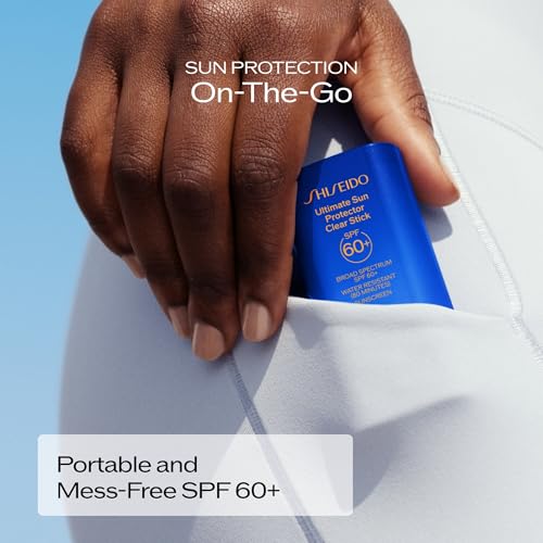 Image of Shiseido Clear Sunscreen Stick - Invisible Broad-Spectrum Face Sunscreen - Wear Under & Over Makeup - Lightweight Formula - All Skin Types